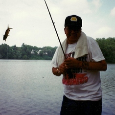 Dad the fisherman!