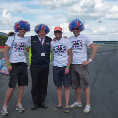 F1 at Silverstone 2014 - getting friendly with Security!