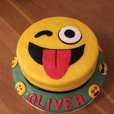 Best birthday cake ever!!!! (In Oliver’s words)