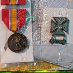His army medals