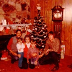 Christmas 1982 with Grandpa & Grandma Turner & Uncle Marty