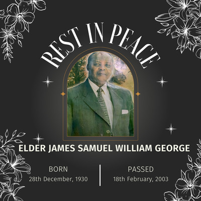 Elder James Samuel William George (Alias - Edet Udo) NRN, RMN, SRN, NAH., London