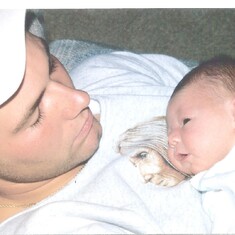 Jim and baby Cody 1995