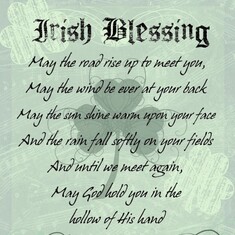 Happy St. Patrick's Day in Heaven.