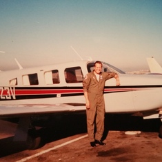 Jim and his plane.