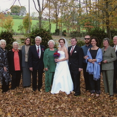 001 All family Molly's wedding 2004