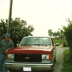 Dad with his "Ford" pickup