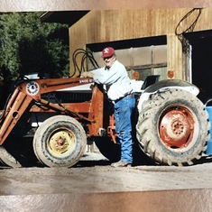 Dad loved to work on the Lindrith Ranch