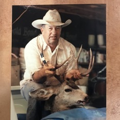 Dad Deer Hunting at Lindrith Ranch