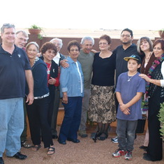 Jim and Tina with the Estrella Branch of the family at thanksgiving
