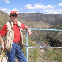 Jim at Salt River Canyon