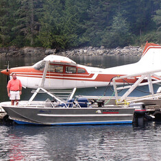 2005 Steep Point: Jamie and his boat and plane from Dick Enersen