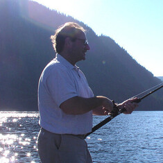 2007 fishing near Stuart Island from Dick Enersen