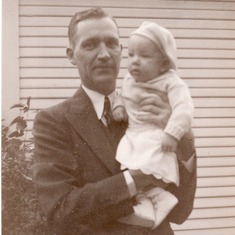 Jane & dad Bill 1935