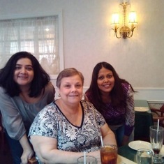 Jane with Nirmala and Sayantani at Phillips European