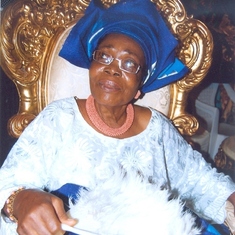 This is mama on Ebeagbo's wedding 2009 as a matriarch