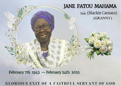 Evangelist Jane Fatou Mahama