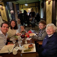 Gram’s Birthday dinner in Bedford Springs, 2019
