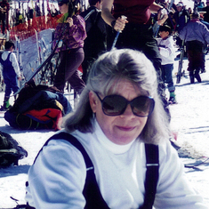 Jane on the slopes