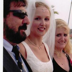 Rich, Nikki, and Jane @ Nikki n Eric's wedding in the Keys.