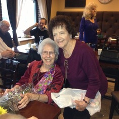 Grandma with Aunt Joyce at her 89th birthday