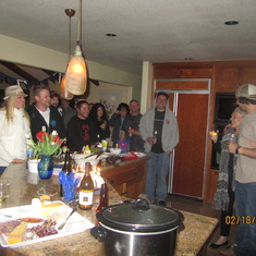 Jane making a beautiful toast to Adam before he left for his 2012 season.