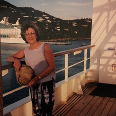 On a Cruise vacation with Kathy 