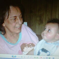 GREAT GRAMMA AND BABY SHANE,,TOO CUTE!!