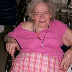 Beula Mama just loved her so much, she was a talker Ma would say! And so funny they got into trouble together, running around the nursing home& played bingo alot too, and won! Nice things too!And she loved Mama too! True friendship!