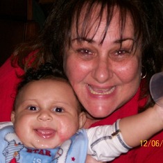 Sharon n Great Nephew Shane Jr. everyone was passing that baby around just kissing him up ;'))