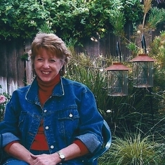 Janet at her home on San Marin Drive in Novato