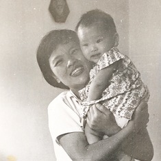 1981 with baby Eileen