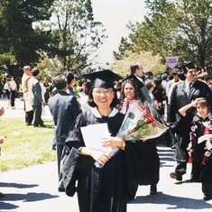 Graduating from Cal State Hayward in 1998 with bachelor's degree in nursing and chemistry