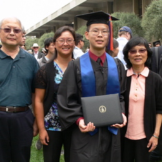 Daniel’s graduation from Caltech in 2015