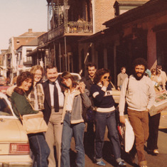 Jan in the French Quarter in 78