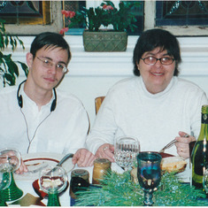 Brandon & Jan at Dinner