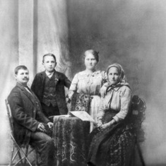 Bubba, Jan's grandmother, family portrait