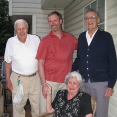 Jan, Zane, Eric, and the late Uncle Dougie - May 15, 2011