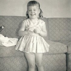 This is one of my favorite pictures of "little Janice".  As young as she was she still had a beautiful, breathtaking smile.