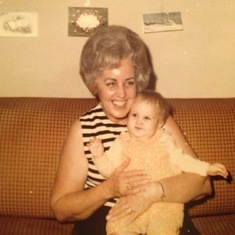Janie and granddaughter Kelli, 1971