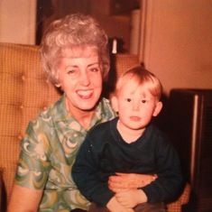 Janie with her grandson, Freddie
