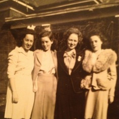 Janie and her sisters, Pearl, Cora and Vera