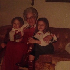 Andrea, Janie (Granny), Kelli.  We were showing off our new boots that Granny gave us for Christmas.