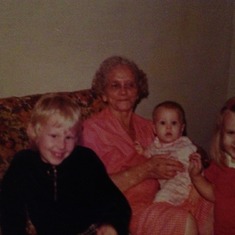 Freddie, Great Granny, Andrea, Kelli
