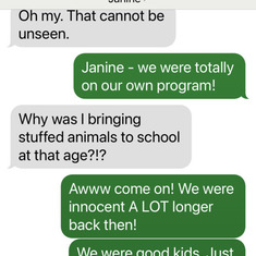 This is what Janine said when I sent her the previous photo.