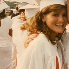 Janine’s graduation day June 4, 1988 VBHS