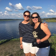 Janine & Pattie at Mayakka River State Park 2015