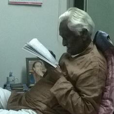 Nana spent the last decade of his life in Delhi. Nani passed away in 2012. Reading next to his photo