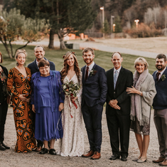 Dixon family at Drew & Katelyn's wedding (November 2018)