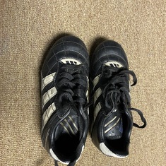 First soccer boots 1997